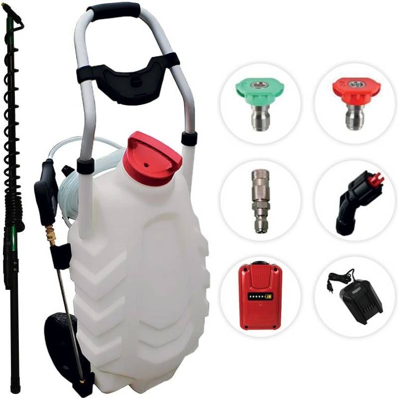Pulvérisateur électrique à batterie 30L avec perche télescopique