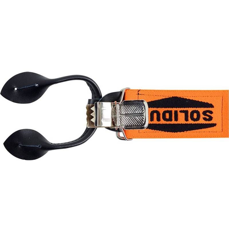 Bretelles à boutons Orange attache Bretelles à boutons Orange attache
