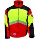 Veste anti coupure bûcheron classe 1 rouge noir