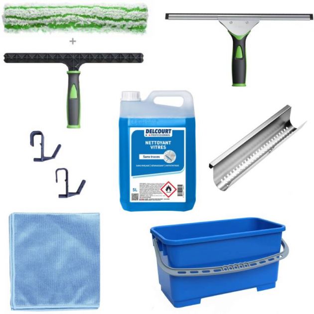 Kit nettoyage vitres 5 en 1