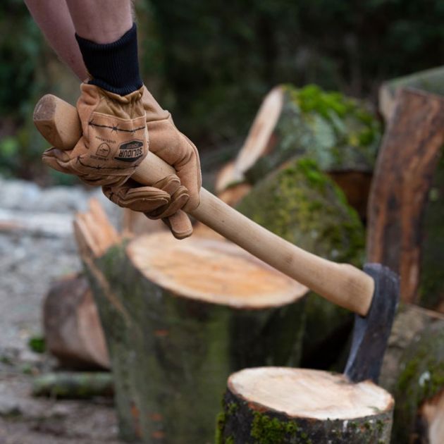 Gants debardage hache