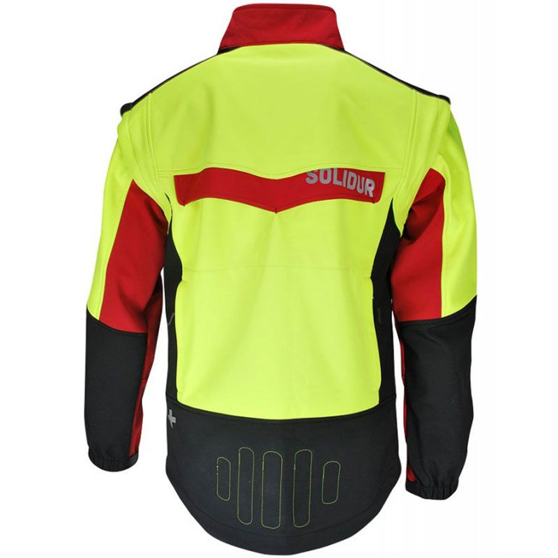 Veste Softshell Woda Rouge de dos