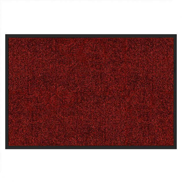 Tapis-d'accueil-rouge-grand-trafic-anti-poussières-60-x-90-cm rouge