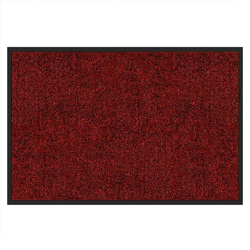 Tapis-d'accueil-rouge-grand-trafic-anti-poussières-60-x-90-cm rouge