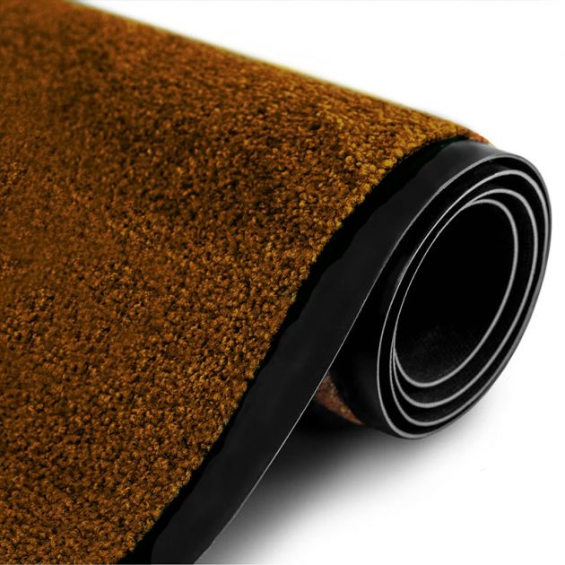 Tapis-d'accueil-marron-grand-trafic-anti-poussières-60-x-90-cm