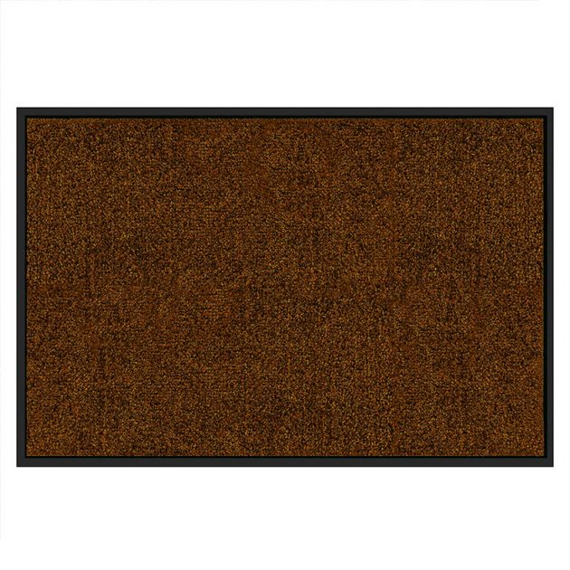 Tapis-d'accueil-marron-grand-trafic-anti-poussières-60-x-90-cm marron