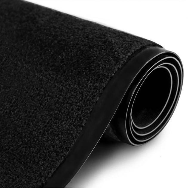 Tapis-d'accueil-noir-grand-trafic-anti-poussières-60-x-90-cm