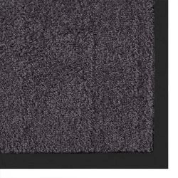 Tapis d'accueil intérieur gris microfibre super absorbant Microstar 90 x 150 cm