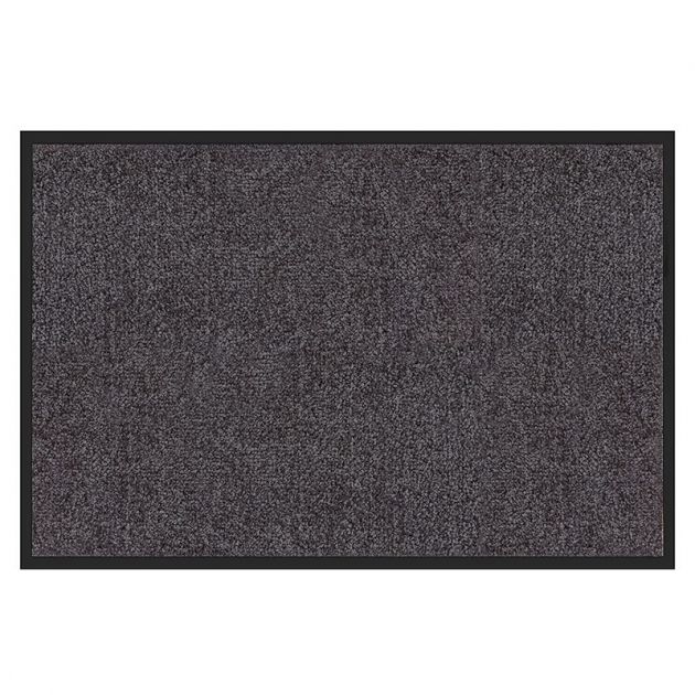 Tapis d'accueil intérieur gris microfibre super absorbant Microstar 90 x 150 cm Tapis d'accueil intérieur gris microfibre super absorbant Microstar 90 x 150 cm