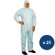 Combinaison integrale jetable​ sans latex x25