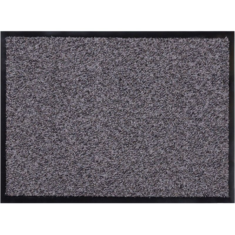 Tapis d'entrée antidérapant recyclé gris rouleau 1 x 20 m