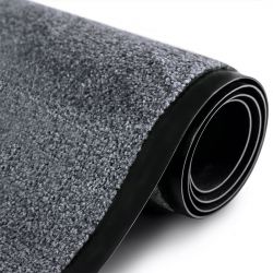 Tapis d'entrée antidérapant recyclé gris rouleau 1 x 20 m