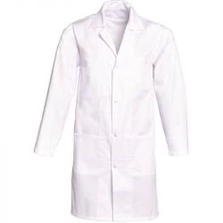 Blouses hommes polycoton blanc