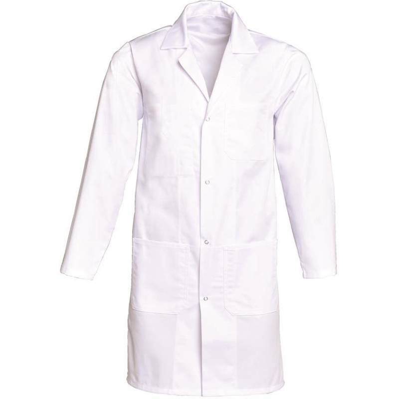 Blouses hommes polycoton blanc