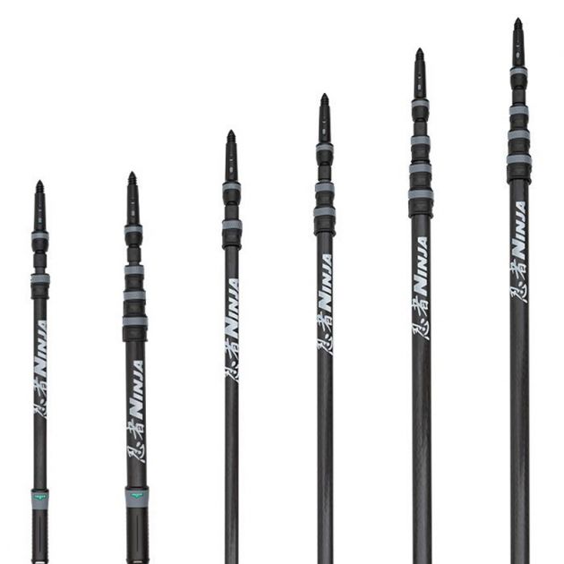 Perches télescopique laveur de vitres carbone tailles