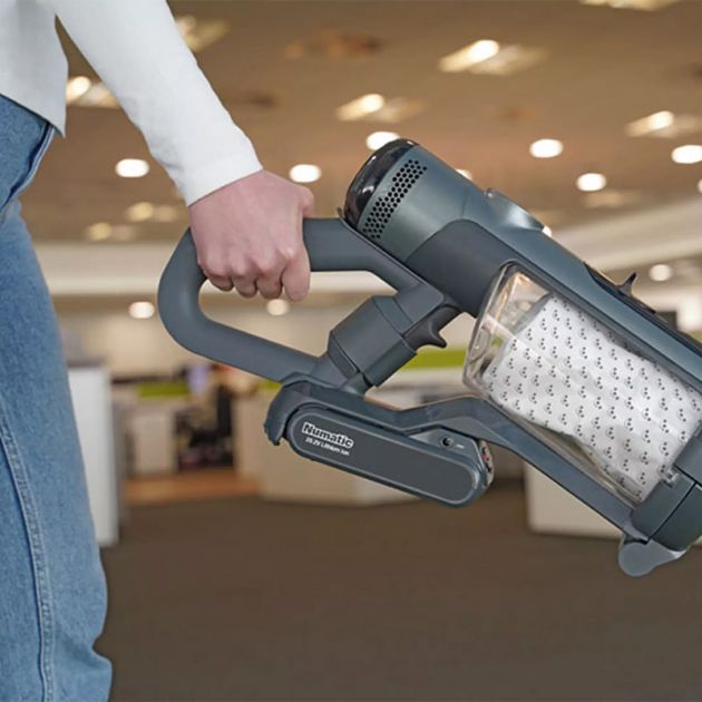 Aspirateur balai sans fil Henry Quick Numatic Gris poignée ergonomique