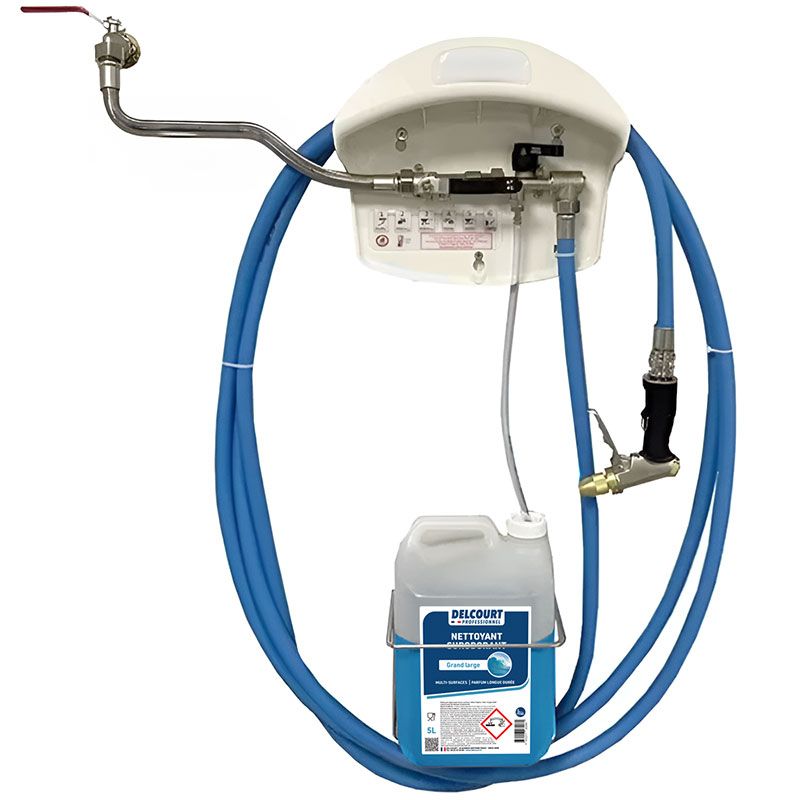 Poste de nettoyage et de désinfection 1 produit 10 m Jet Clean Eco