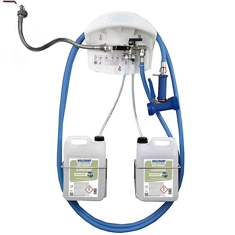 Poste de nettoyage et de désinfection 2 produits Jet Clean Poste de nettoyage et de désinfection 2 produits Jet Clean