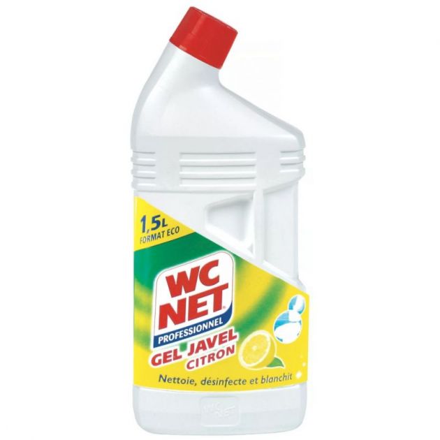 Gel wc Javel 1,5 L WC Net citron