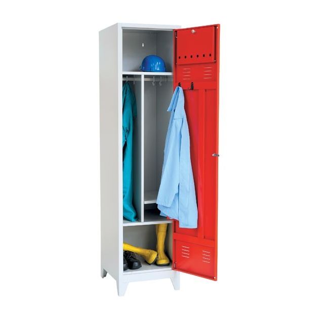 Vestiaire pompier monobloc en métal