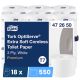 Papier toilette sans mandrin 3 plis Tork T7 - colis de 18 rouleaux