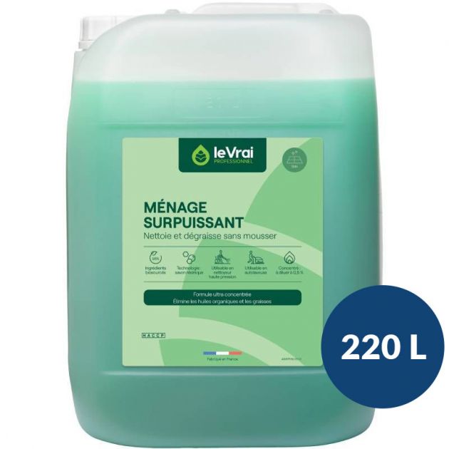 Détergent odorisant concentré Ménage Surpuissant Le Vrai Détergent odorisant concentré Ménage Surpuissant Le Vrai