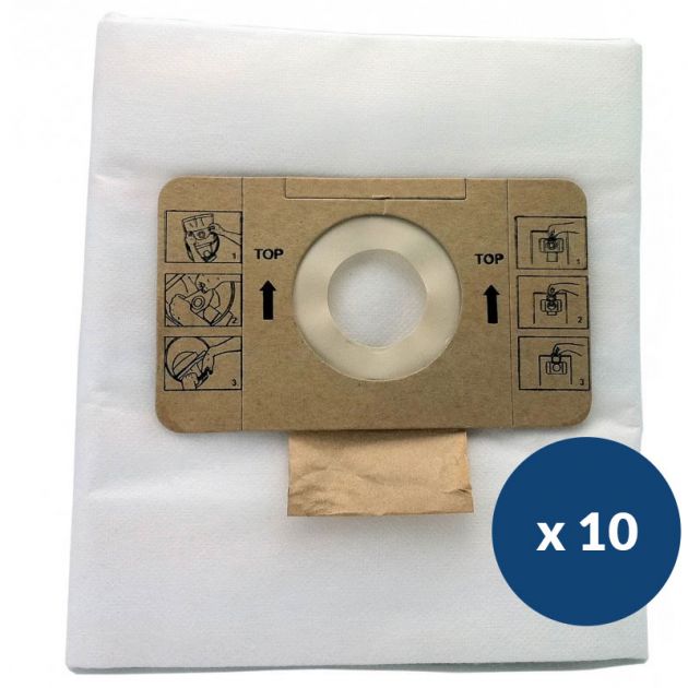 KTRI05204 - 10 Sacs microfibre classe M GP 1/27 HEPA