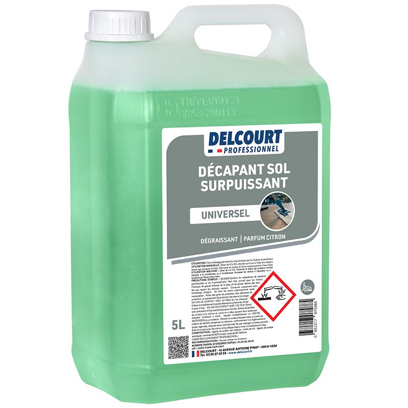 Décapant sol universel surpuissant parfum citron 5 L profil Décapant sol universel surpuissant parfum citron 5 L profil
