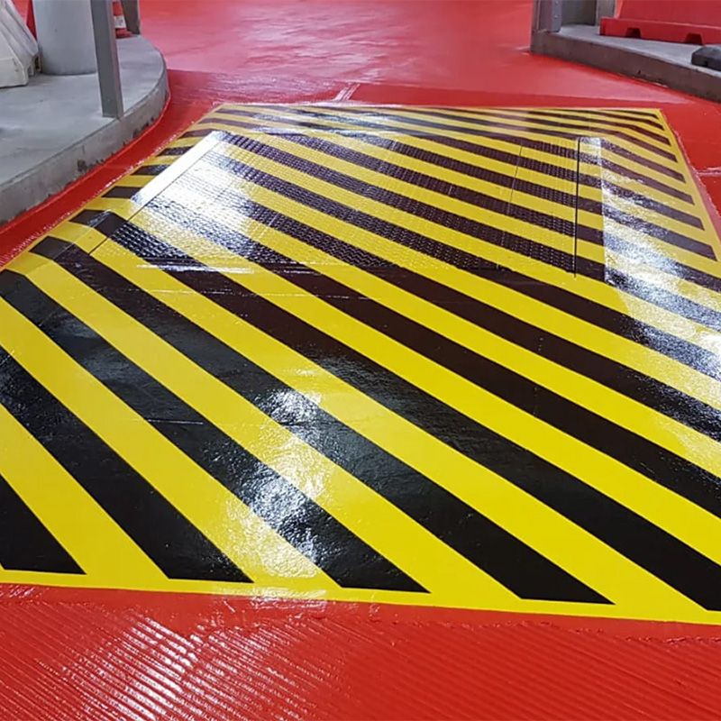 Finition polyuréthane brillante 5 kg jaune noir