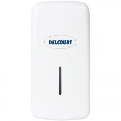 Distributeur papier toilette en paquets blanc face