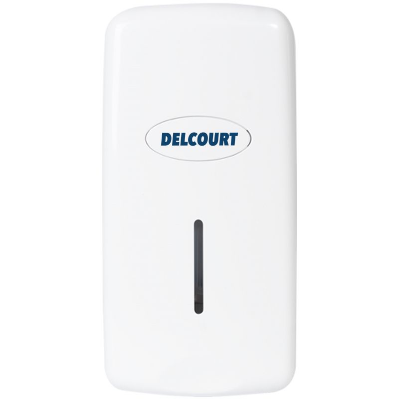 Distributeur papier toilette en paquets blanc face Distributeur papier toilette en paquets blanc face