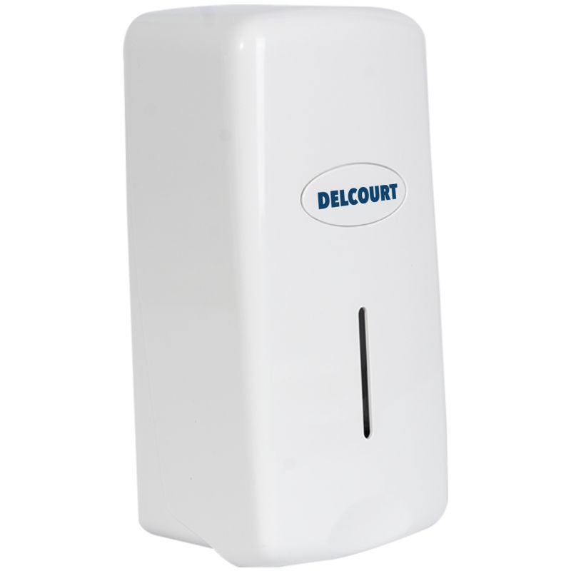 Distributeur papier toilette en paquets blanc côté Distributeur papier toilette en paquets blanc côté