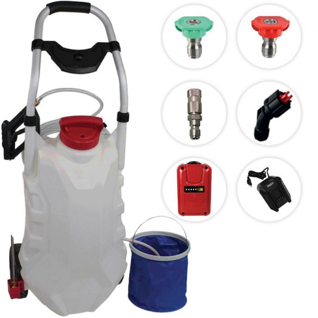 Pulvérisateur électrique à batterie 30L Pro Sprayer III avec rinçage intégré