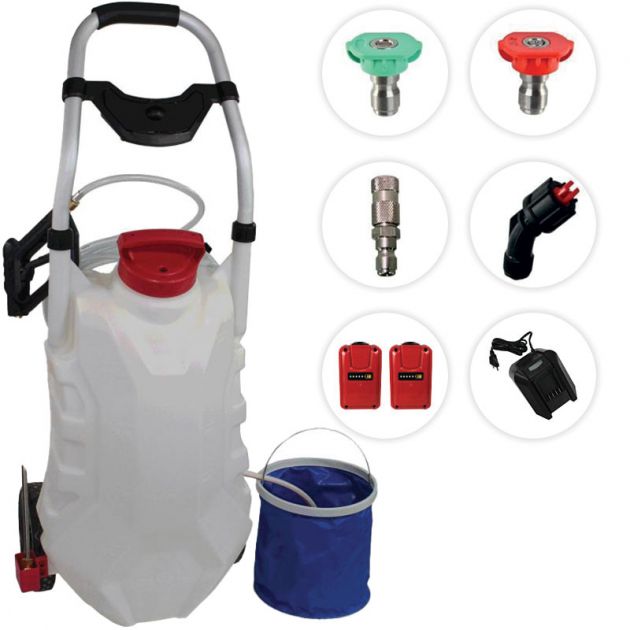 Pulvérisateur électrique à batterie 30L Pro Sprayer III avec rinçage intégré