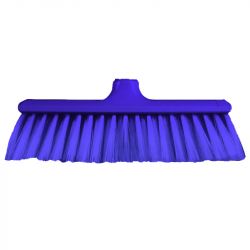 Tête de balai droit alimentaire 29 cm bleu