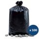 Sac à gravats noir 50 L x 100