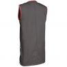 Chasuble sans manches en polycoton gris dos