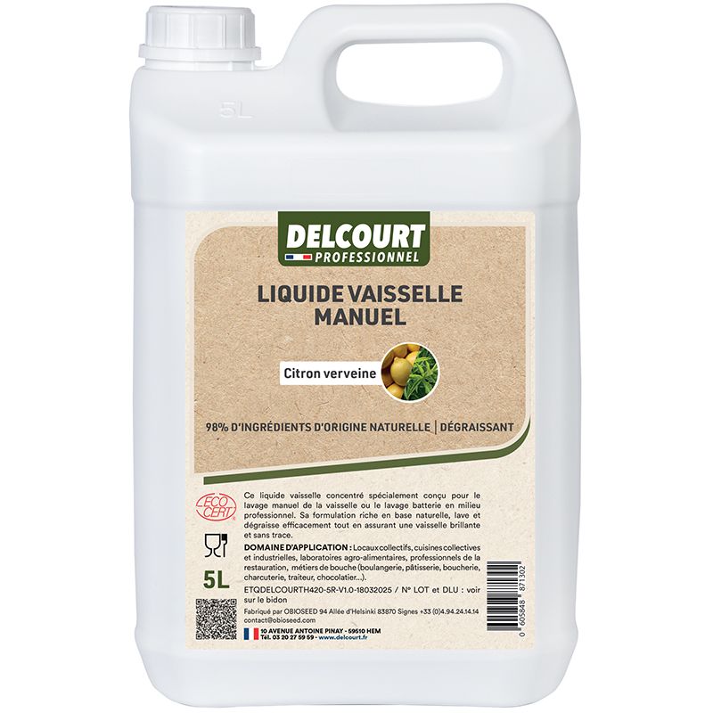 Liquide vaisselle écologique citron 5L