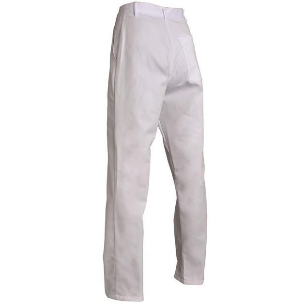 Pantalon agroalimentaire blanc arrière