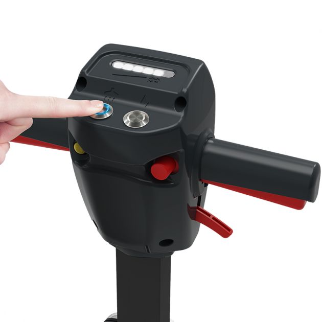 Autolaveuse compacte à batterie Numatic 244NX panneau de controle