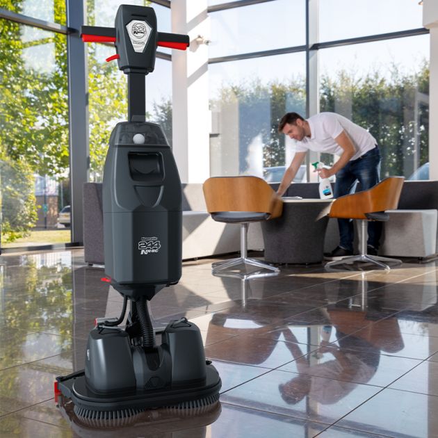 Autolaveuse compacte à batterie Numatic 244NX sols brillants