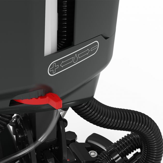 Autolaveuse compacte à batterie Numatic 244NX systeme de dosage