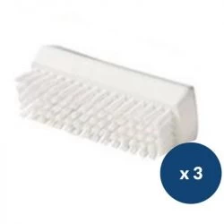 Brosses à ongles une face - lot de 3