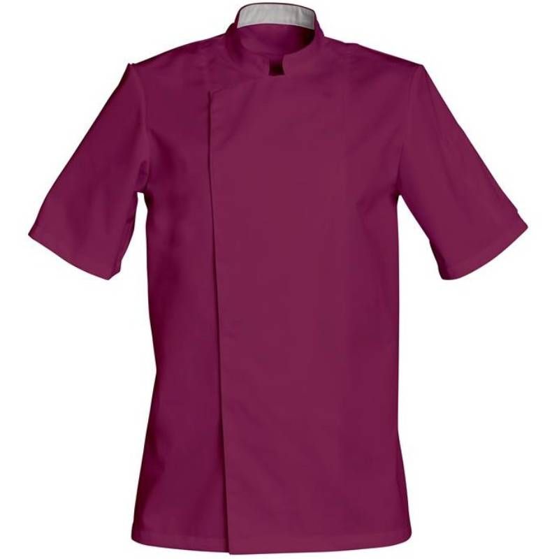 Veste manches courtes avec poche stylo violet