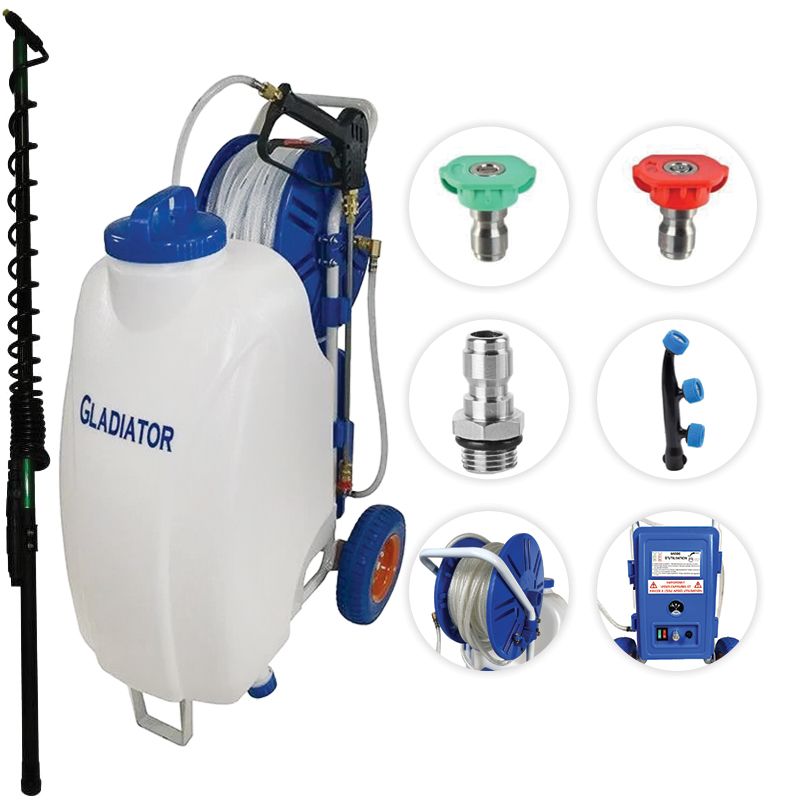 Pulvérisateur électrique pour toiture 45L avec perche télescopique