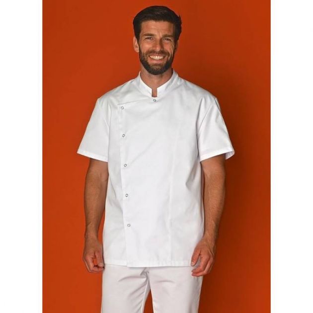 Veste col mao avec poche stylo