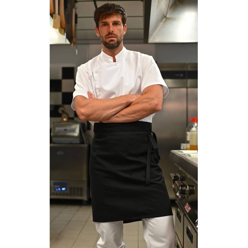 Veste col mao avec poche stylo