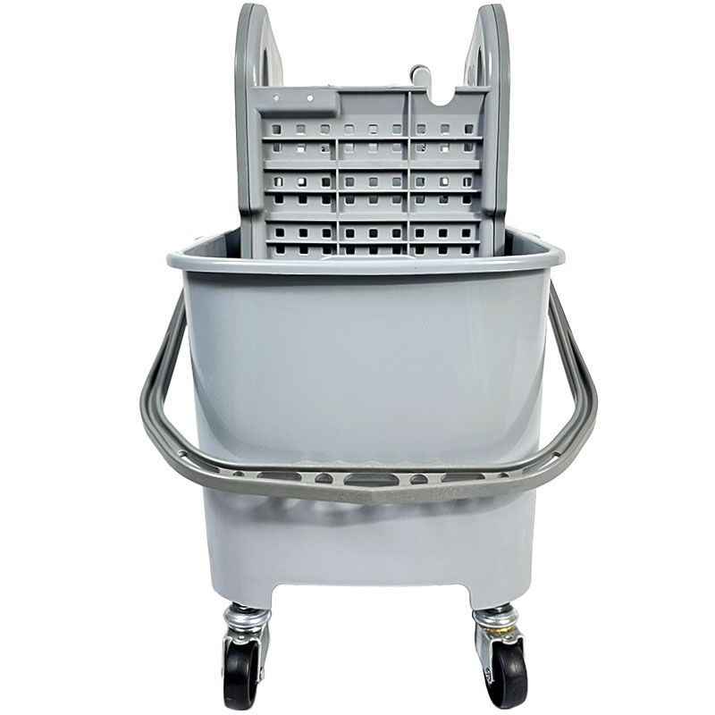 Seau essoreur à presse avec roues 20L
