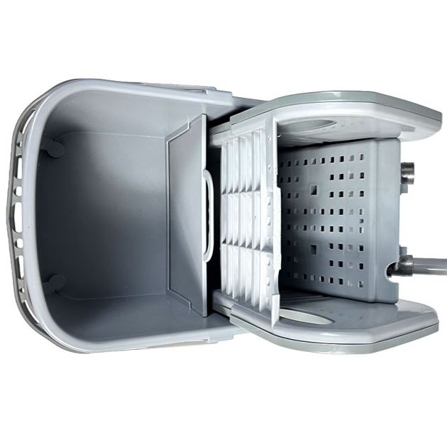 Seau essoreur à presse avec roues 20L