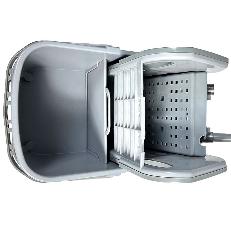 Seau essoreur à presse avec roues 20L